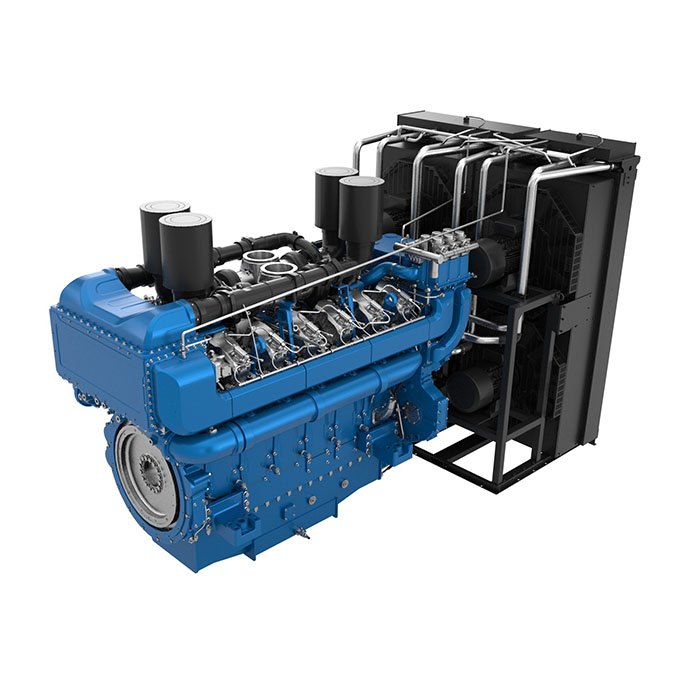 [RM-ENG-0032] موتور دیزل Baudouin 12M55G2550/5