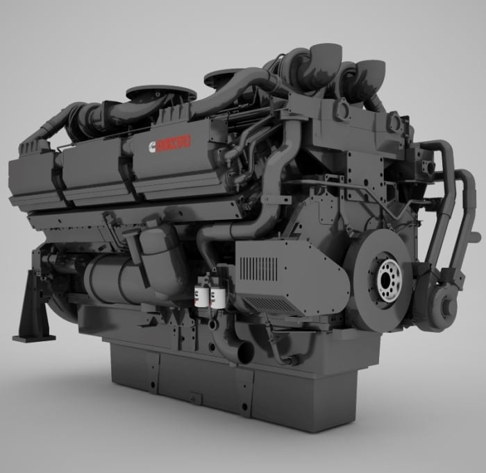 موتور دیزل Cummins QSK78-G9